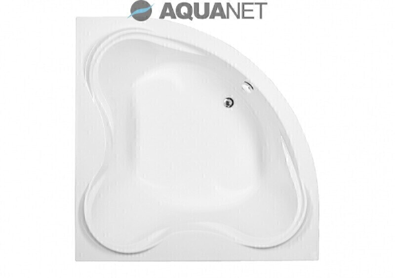 AQUANET ARONA Ванна акриловая 150*150 со сливом-переливом, панелью фронтальной и каркасом