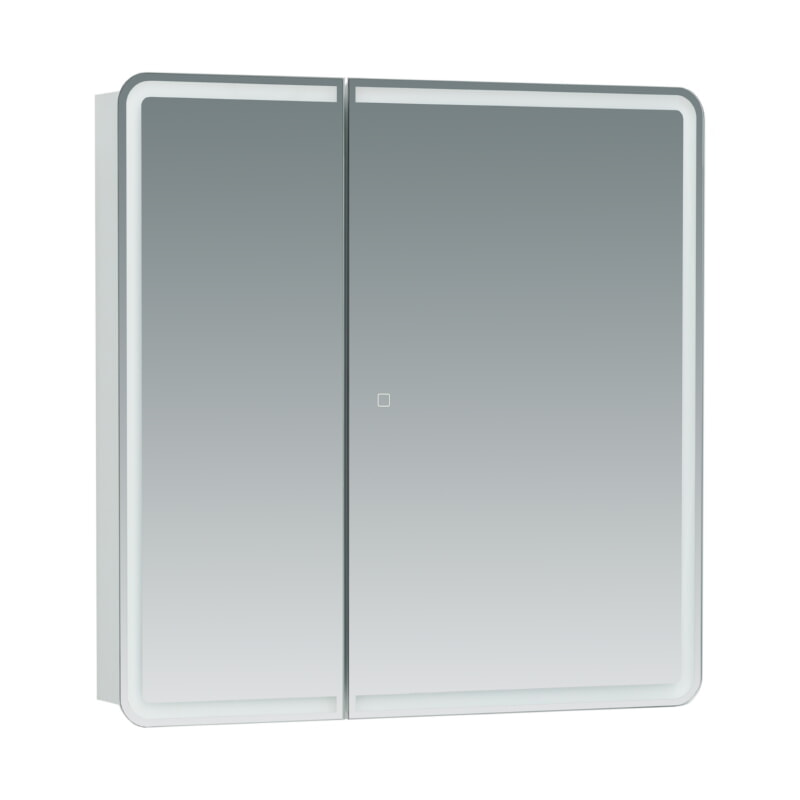 AQUANET Зеркальный шкаф Оптима (Optima) 80х80  LED