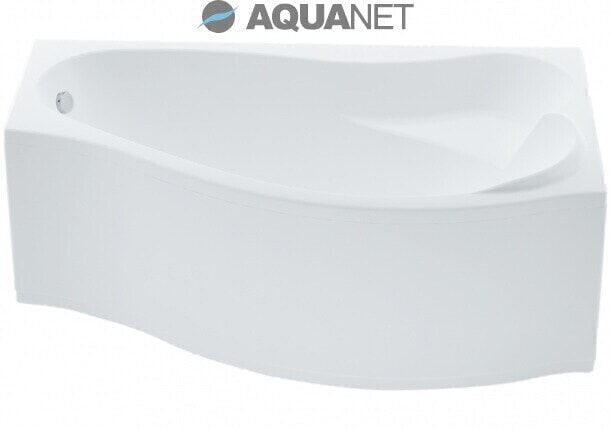 AQUANET Ванна акриловая PALMA 170*90/60  со сливом переливом, панелью фронтальной и каркасом