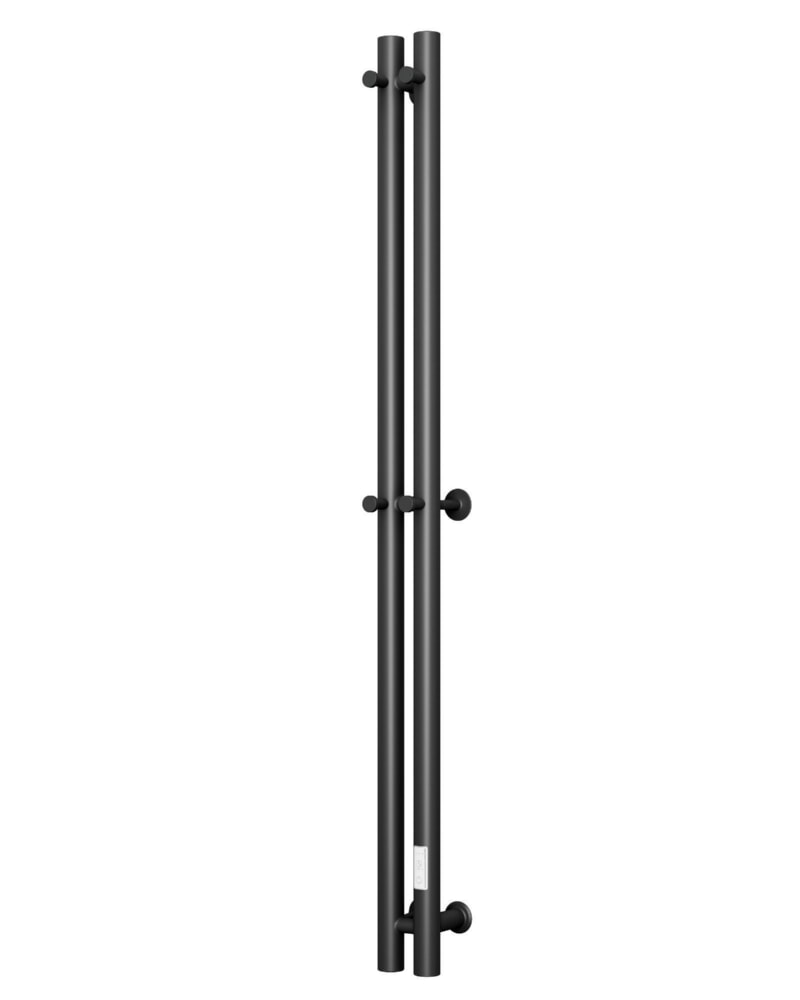 MARGROID Электрический полотенцесушитель Inaro Р150*6 черный (мат) RAL 9005 правый