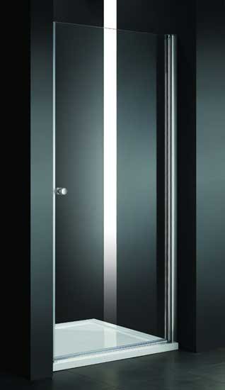 Cezares ELENA-B-1-80-P-Cr (L) Дверь для душа  (780-808)х1950 мм, стекло матовое, профиль хром + VE-WLM-Cr Магнитный профиль универсальный пристенный