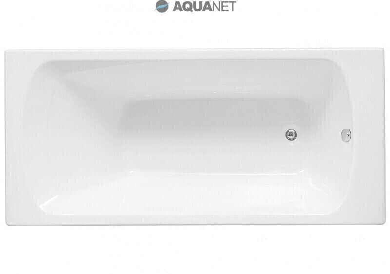 AQUANET ROMA Ванна акриловая 170*70  со сливом переливом, панелью фронтальной и каркасом
