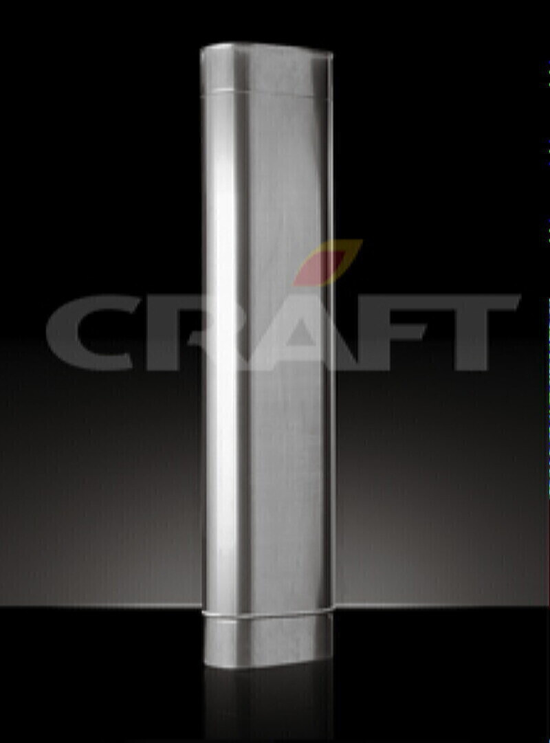 CRAFT Труба овальная 1,0 м Ф 100х200 (316/0,5 мм ,матовая)