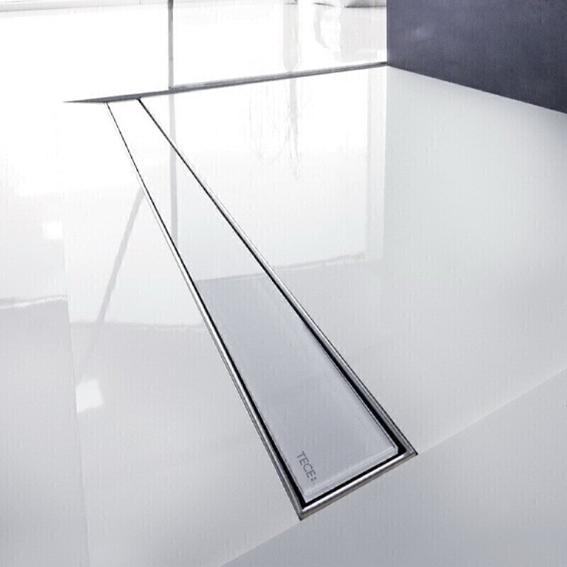 TECE Стеклянная панель ТЕСЕdrainlinе для слива 900 мм стекло белое 6 009 91