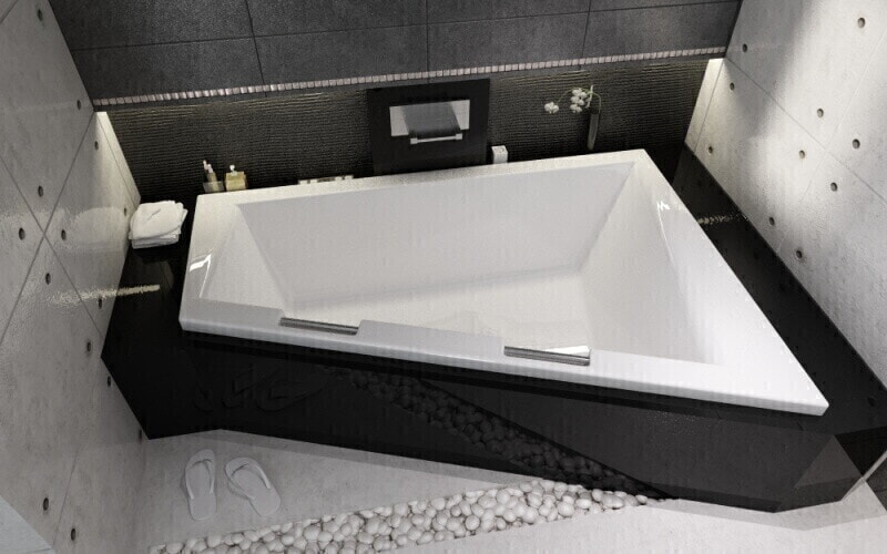 RIHO ванна  DOPPIO 180*130 R каркас , панель, с/п.
