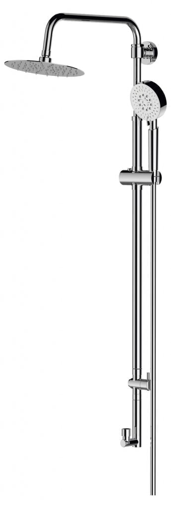 BB-COLD-U-CRM Душевая колонна без смесителя с верхним и ручным душем
