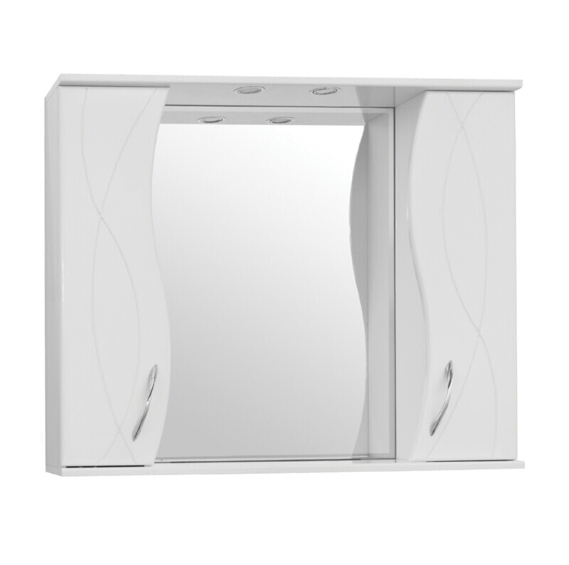 Style Line Зеркальный шкаф Амелия 1000/С со светильником