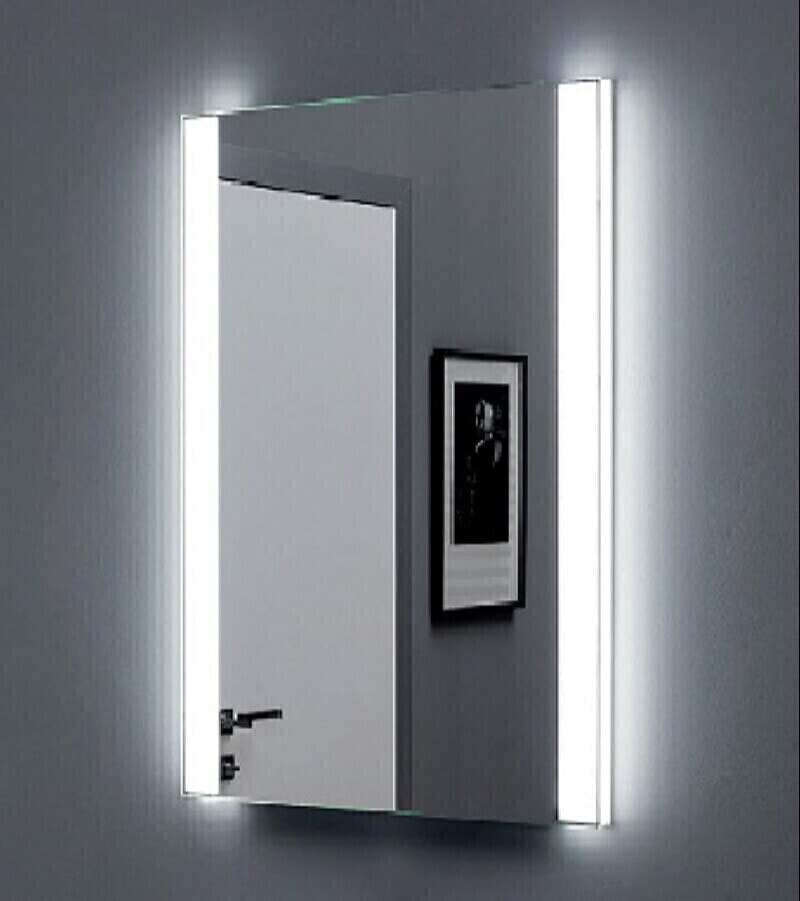 AQUANET Зеркало Форли 10085 с LED подсветкой, 1000х850x32 мм, инфракрасный выключатель (196661)