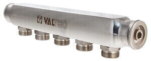 Valtec Коллектор из нержавеющей стали наружняя резьба 7 выходов 1х3/4 VTc.505.SS 