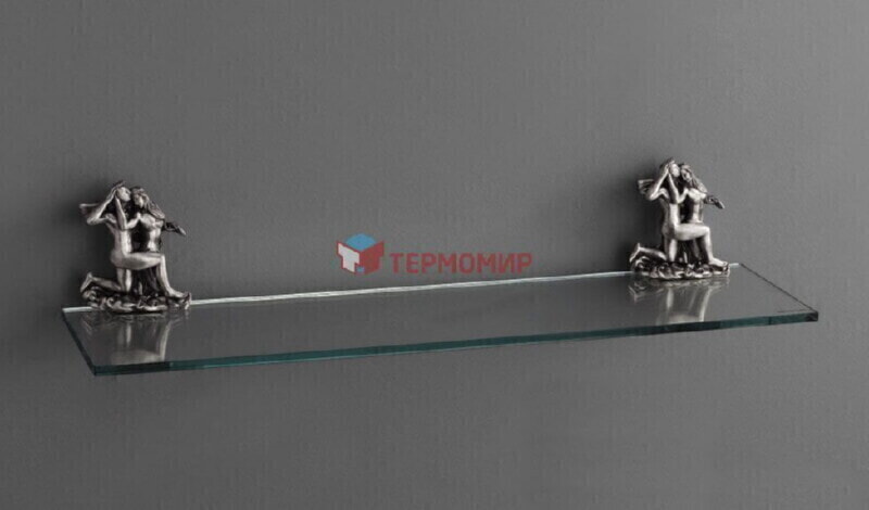 ARTMAX ROMANTIC Полка стеклянная AM-0813-T,Серебро