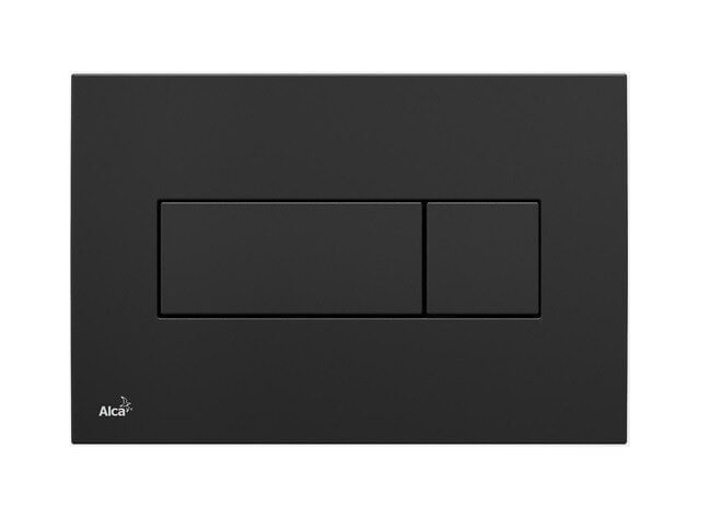 Alcaplast M378 кнопка для инсталляции (черная/глянцевая)