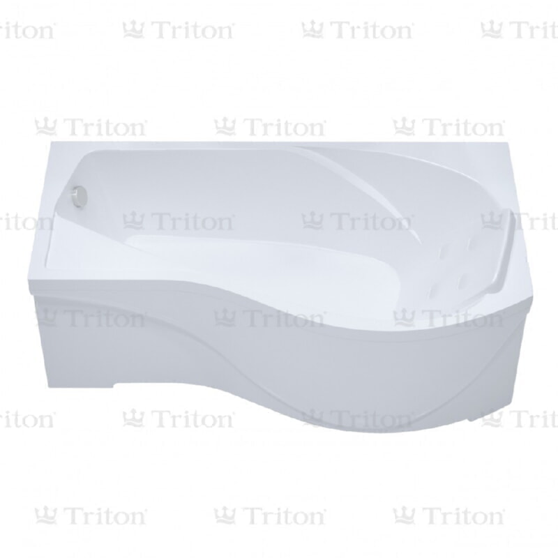Triton Ванна Мишель 180 с/п+ф/п+каркас левая (угол по сливу)