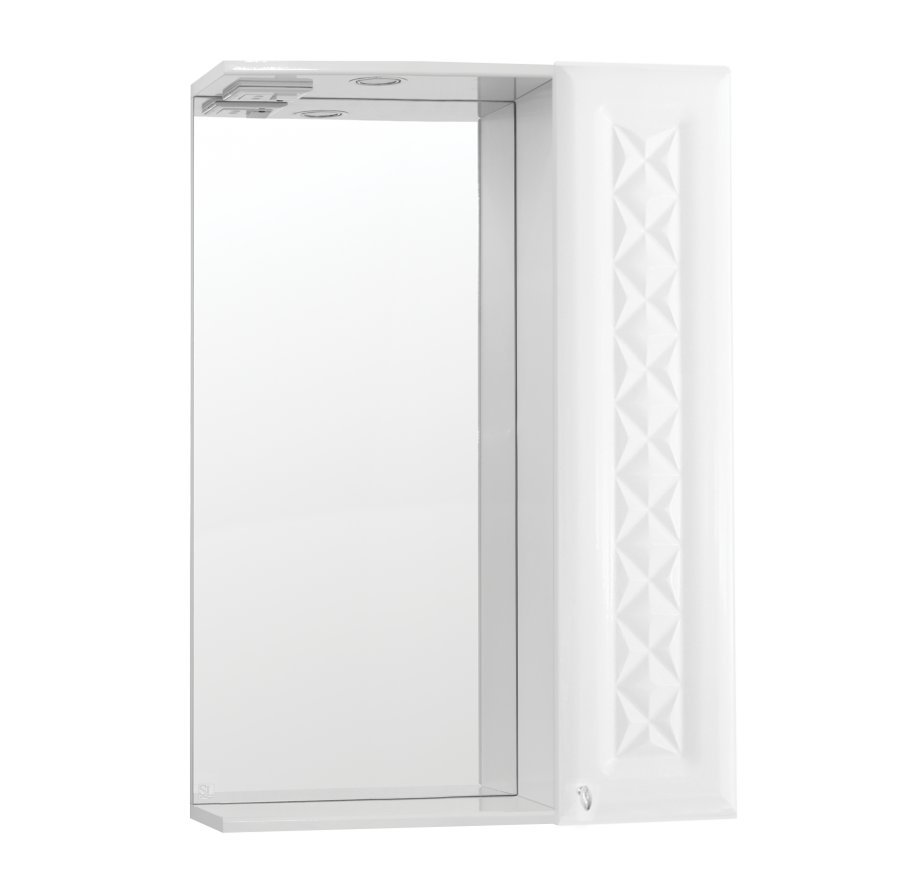 Зеркало-шкаф Канна 600/С со светильником