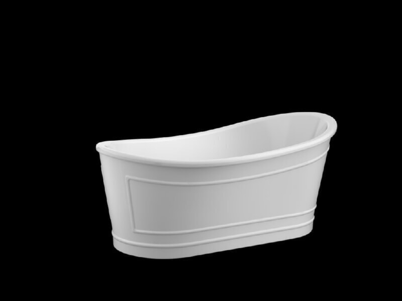 BelBagno BB32 Отдельностоящая, овальная акриловая ванна, встроенный слив-перелив, цвета хром, 1676х900х750