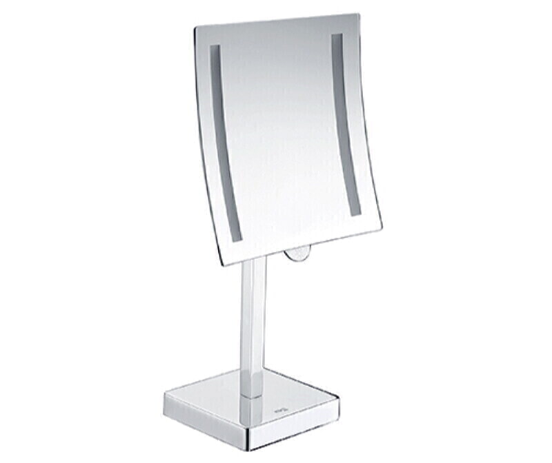 Зеркало настольное прямоугольное, с подсветкой LED 3х кратное увеличение К-1007 