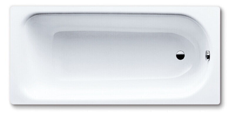 KALDEWEI Ванна Eurowa Verp 1500*700*390, цвет alpine white, без ножек и сифона (119612030001)