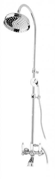 Cezares FIRST-CVD-01-Bi Душевая колонна со смесителем для ванны, верхнего и ручного душа 