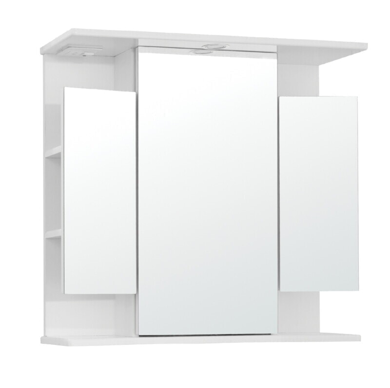 Style Line Зеркальный шкаф Валенсия 750/С со светильником