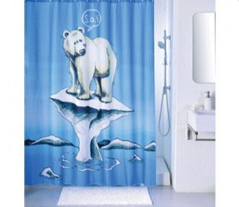 IDDIS Штора для ванной SCID180P Polar Bear 200*180 