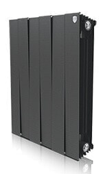 Royal Thermo Биметаллический радиатор отопления PianoForte 500 Noir Sable (Black) - 8 секций 
