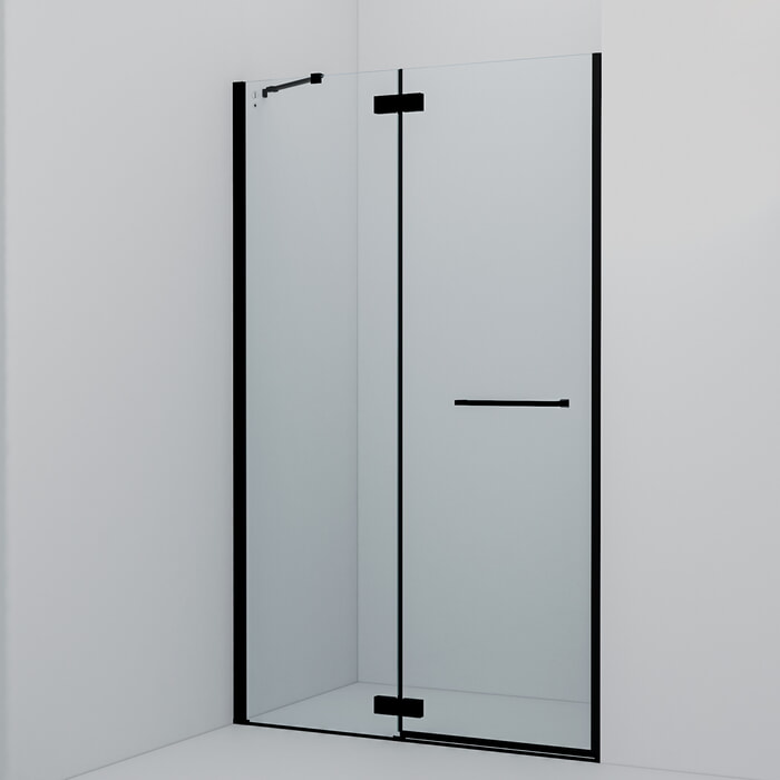 IDDIS Душевая дверь Slide SLI6BH2i69, (1200x1950), профиль черный, прозрачное стекло 