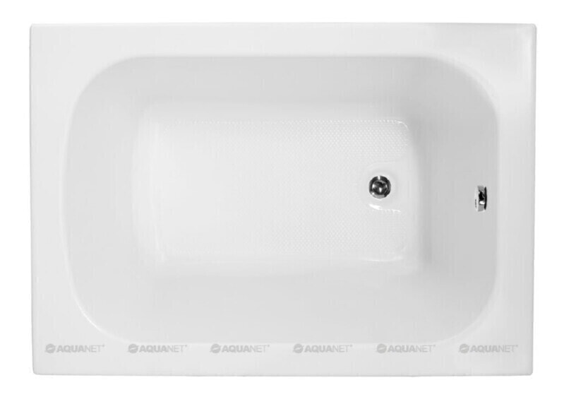 AQUANET Ванна акриловая SEED 100*70  с каркасом, фронтальной панелью и сливом-переливом