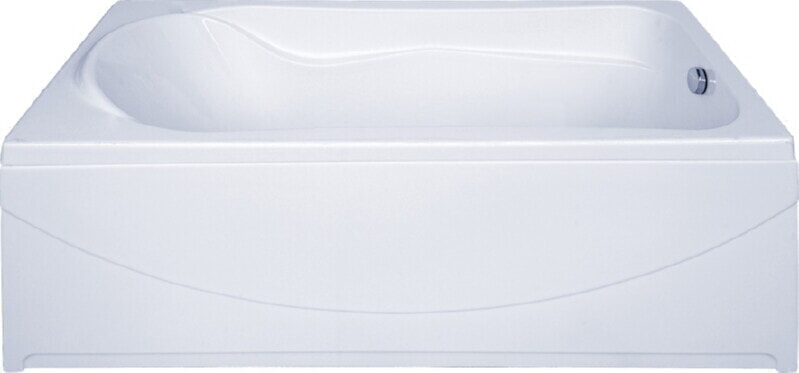 BAS MALTA Ванна акриловая 1700*750 со сливом-переливом, панелью фронтальной и каркасом