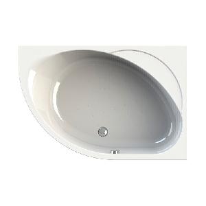 VANNESA Мелани (Melani) 1400х950 Акриловая ванна левая, фронтальная панель, каркас, слив перелив