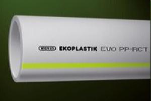 EKOPLASTIK Труба PP-RCT EVO S 4 / SDR 9 / PN 22  25х2,8 (STRE025S4)