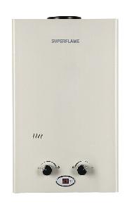 SuperFlame Колонка газовая  10 л(20кВт) белая SF0120