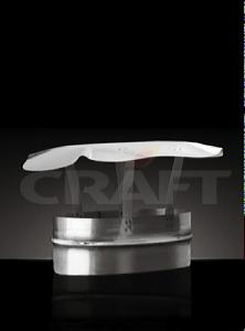 CRAFT Зонт под гильзу овал Ф 100х200 (316/0,5 мм ,матовая)