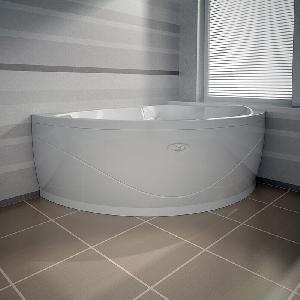 VANNESA Алари (Alari) 1680х1200 Акриловая ванна (левосторонняя, фронтальная панель, каркас, слив/перелив)