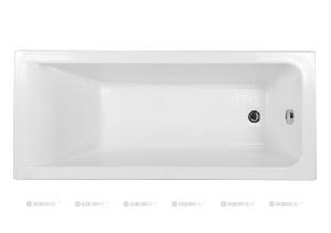AQUANET Ванна акриловая BRIGHT 175*75 на каркасе к/с85 (216660)