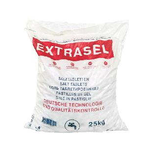 EXTRASEL Соль таблетированная для хим. водоочистки (25кг) EXTRASEL (содержание NaCl до 99.9%)