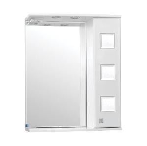 Style Line Зеркальный шкаф Крокус 650/С со светильником